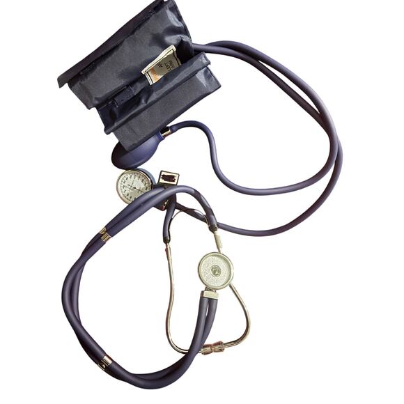 Manual Blood Pressure Cuff & Stethoscope Set Adult Sphygmomanometer Medical - Picture 2 of 16